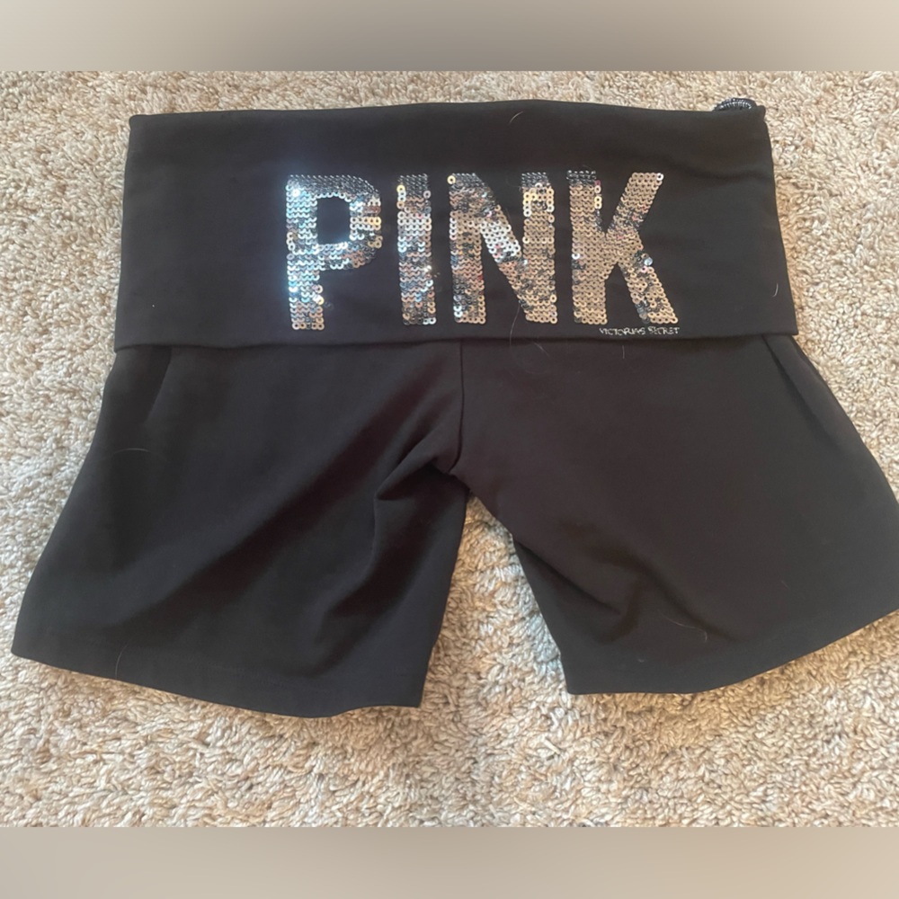 Victoria’s Secret pink fold over shorts